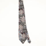 Front Front of Vintage 1990's Pierre Cardin Floral Patterned Tie