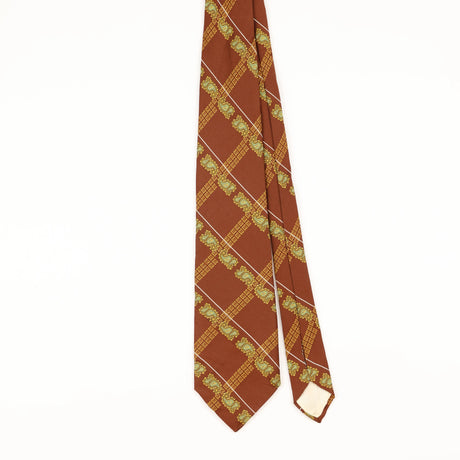 Front of Vintage 1980's Abstract Patterned Tie