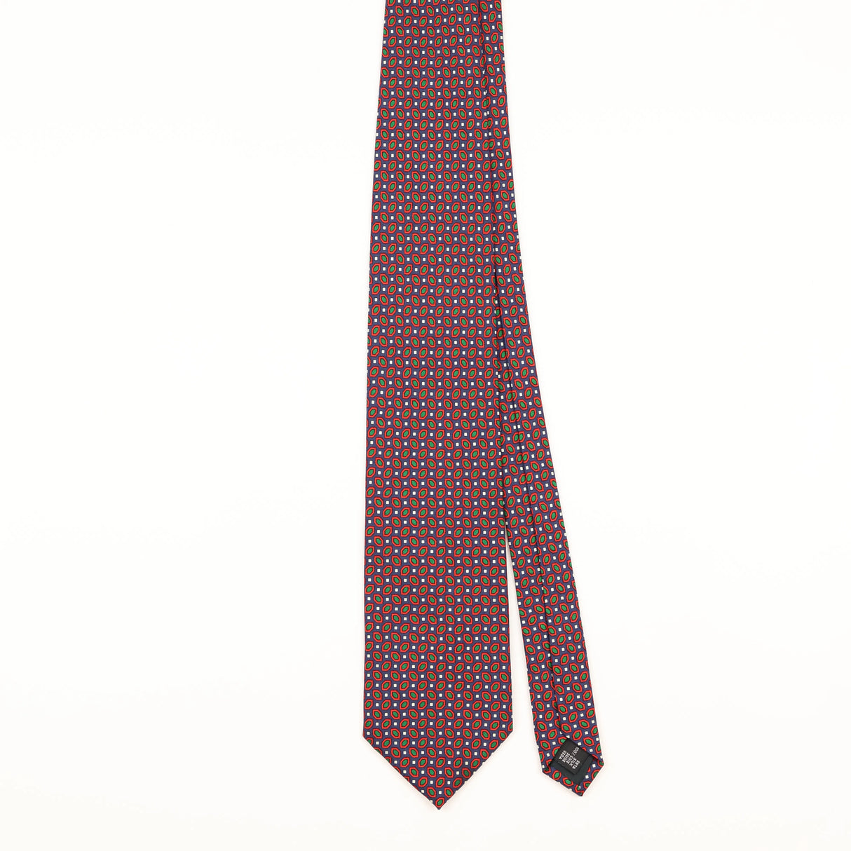 Front of Vintage 1990's Gino Rossini Geometric Patterned Tie