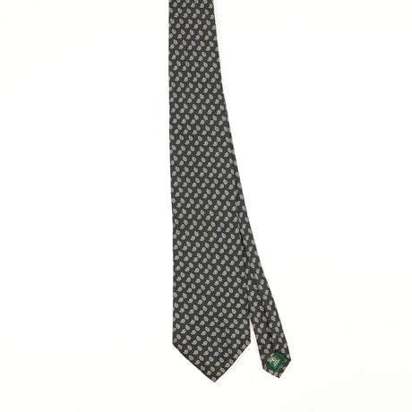 Front Front of Vintage 1990's Ralph Lauren Paisley Patterned Tie