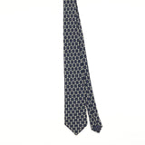 Front of Vintage 1990's Lanvin Geometric Patterned Tie