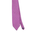 Front Front Detail of Vintage 1990's Foulard Geometric Patterned Tie
