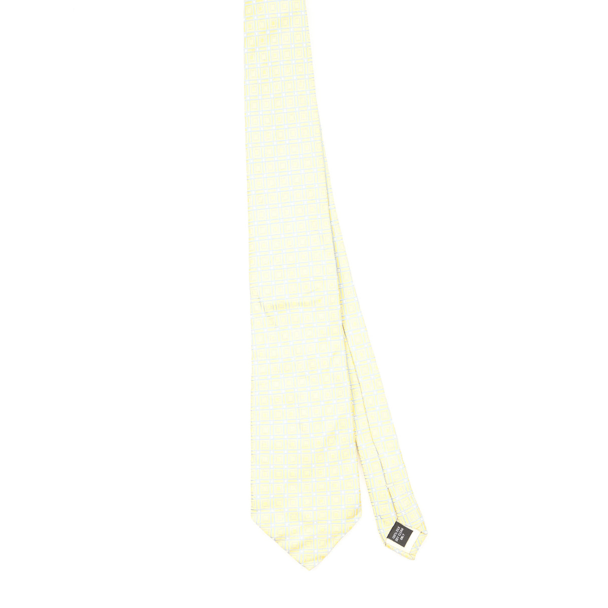 Front Front of Vintage Hawes & Curtis Geometric Patterned Tie