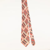 Front of Vintage 1980's Geometric Patterned Tie