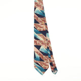 Front of Vintage 1990's Christian Dior Abstract Patterned Tie