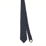 Front of Vintage 1990's Ted Lapidus Geometric Patterned Tie