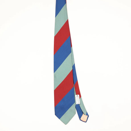 Front Front of Vintage 1980's Ted Lapidus BNWT Striped Patterned Tie