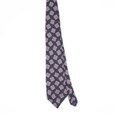 Front Front of Vintage 1990's Stafford Foulard Geometric Patterned Tie