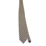 Front Front of Vintage Circles Geometric Patterned Tie