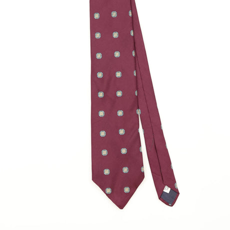 Front Detail of Vintage 1990's Gant Geometric Patterned Tie