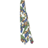 Front Front of Vintage 1990's Floral Patterned Tie