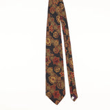 Front of Vintage 1990's Biella Floral Patterned Tie