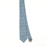 Front of Vintage 1990's Yves Saint Laurent Geometric Patterned Tie