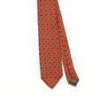 Front Front Detail of Vintage 1990's Brooks Brothers Geometric Patterned Tie