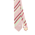 Front Front Detail of Vintage 1980's Ted Lapidus BNWT Striped Patterned Tie