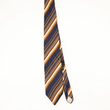 Front Front of Vintage 1980's Yves Saint Laurent Striped Patterned Tie