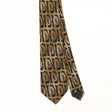 Front Front Detail of Vintage Geometric Patterned Tie