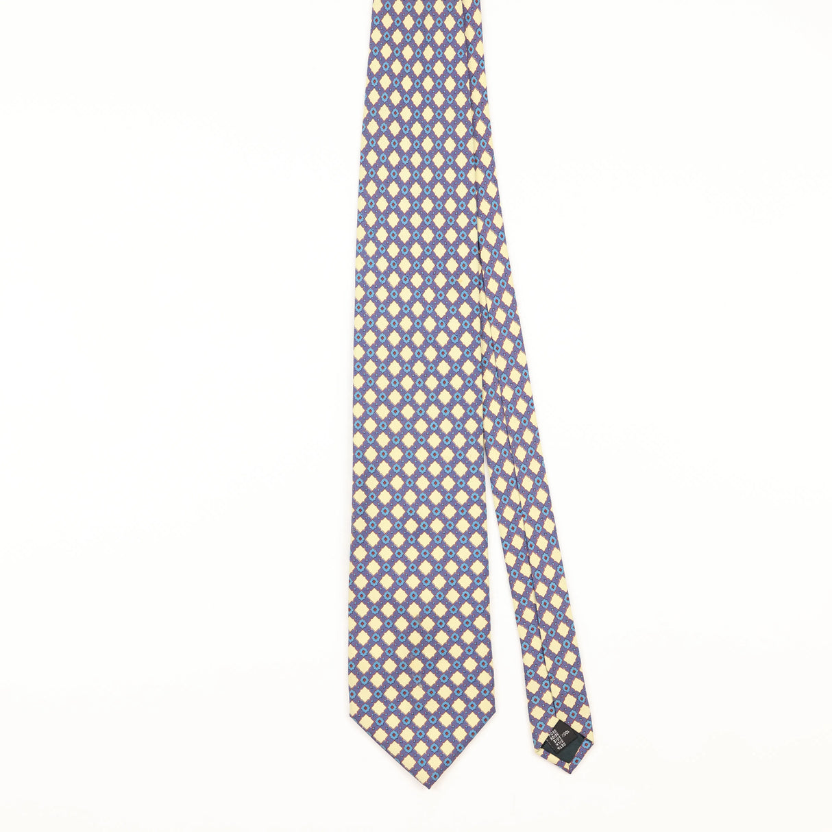 Front of Vintage 1990's Geometric Patterned Tie