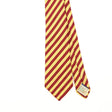 Front Detail of Vintage 1990's Hawes & Curtis Striped Patterned Tie