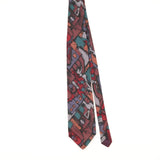 Front of Vintage 1990's Abstract Patterned Tie
