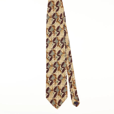 Front of Vintage Abstract Patterned Tie