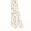 Front Front Detail of Vintage 1990's Abstract Patterned Tie
