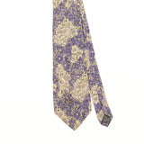 Front Front Detail of Vintage 1990's Tie Rack Grapes Floral Patterned Tie