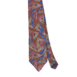 Front Front Detail of Vintage 1990's John Henry Geometric Patterned Tie
