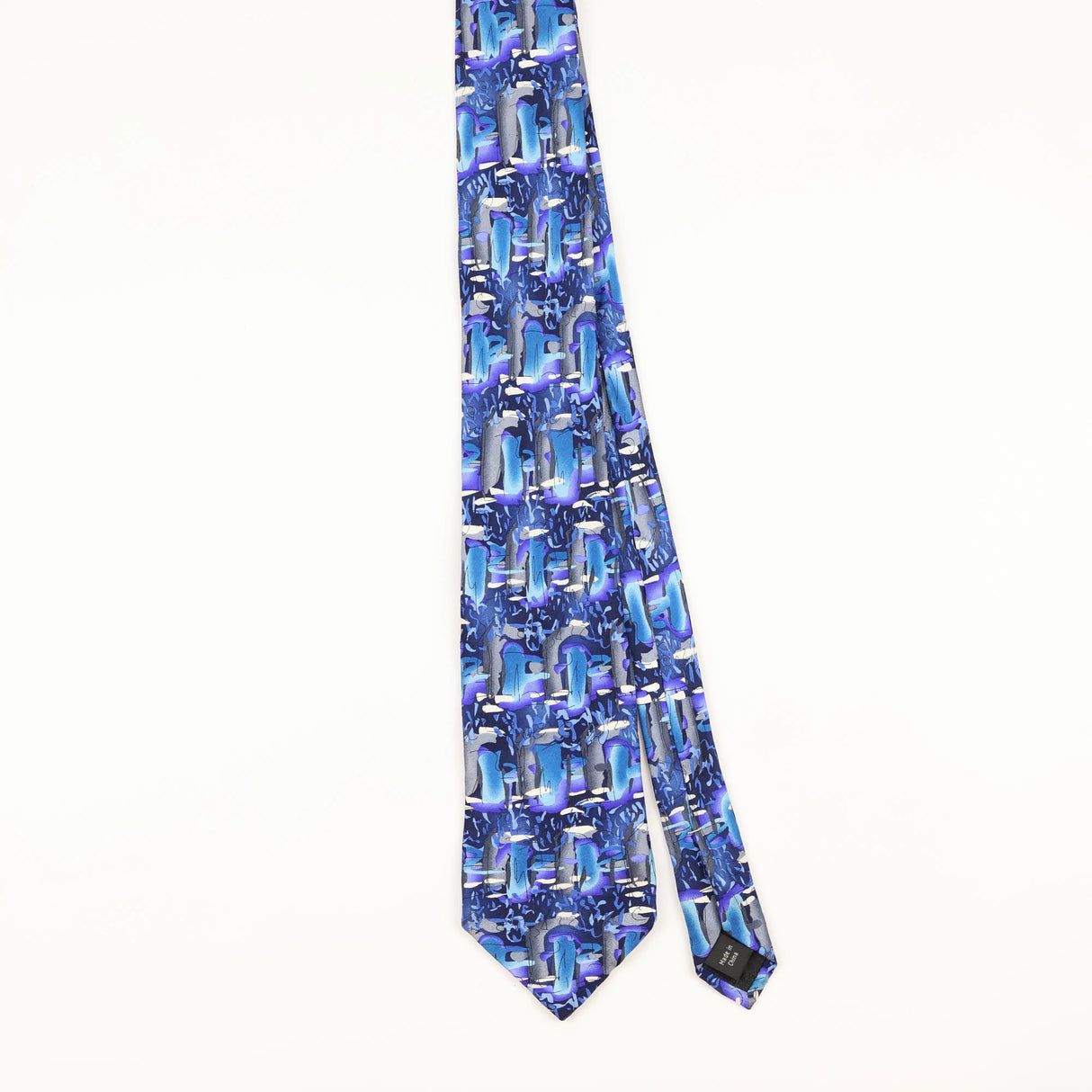 Front of Vintage Jerry Garcia Abstract Patterned Tie