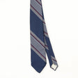 Front Front Detail of Vintage 1990's Striped Patterned Tie