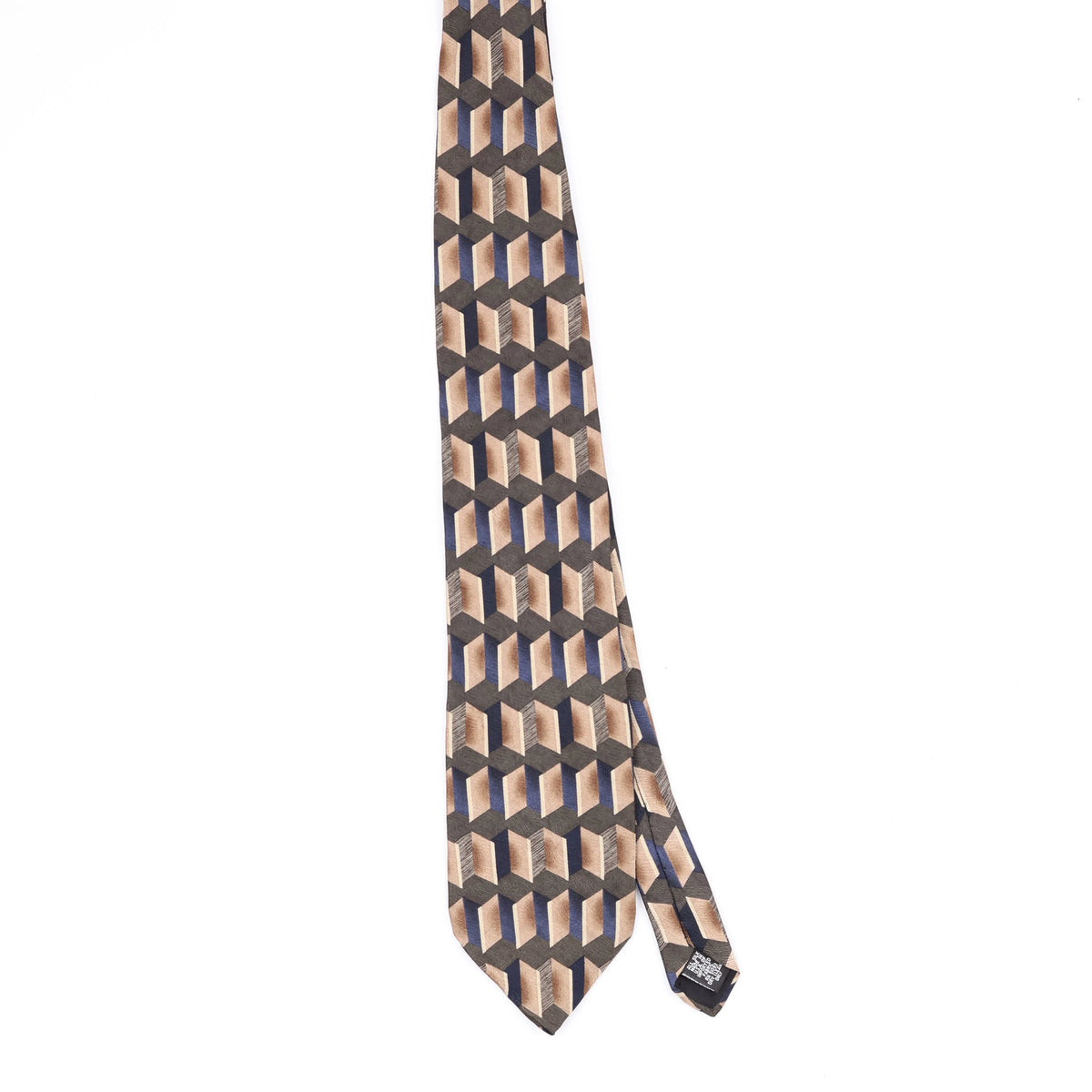 Front Front of Vintage 1990's Haggar Geometric Patterned Tie