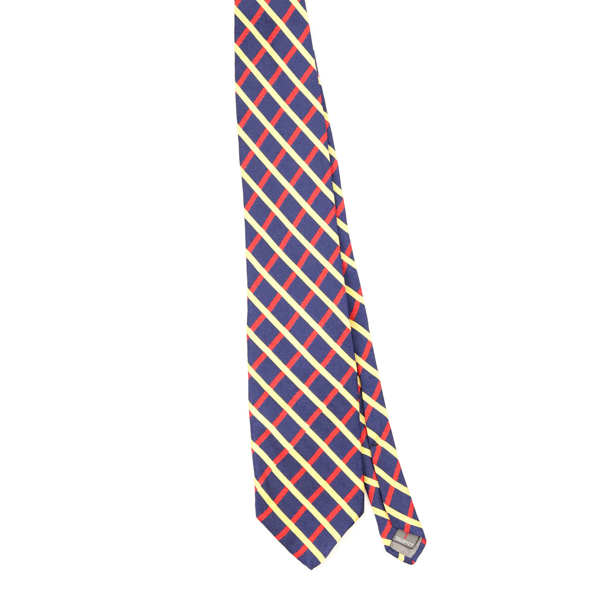 Front of Vintage 1990's Robert Talbott Check Patterned Tie