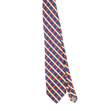 Front of Vintage 1990's Robert Talbott Check Patterned Tie