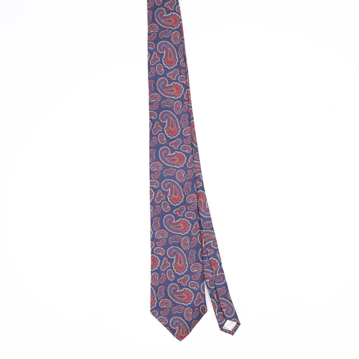 Front Front of Vintage 1990's Paisley Patterned Tie