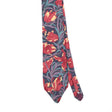 Front Front Detail of Vintage 1990's Izod Floral Patterned Tie