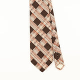 Front Detail of Vintage 1980's Geometric Patterned Tie