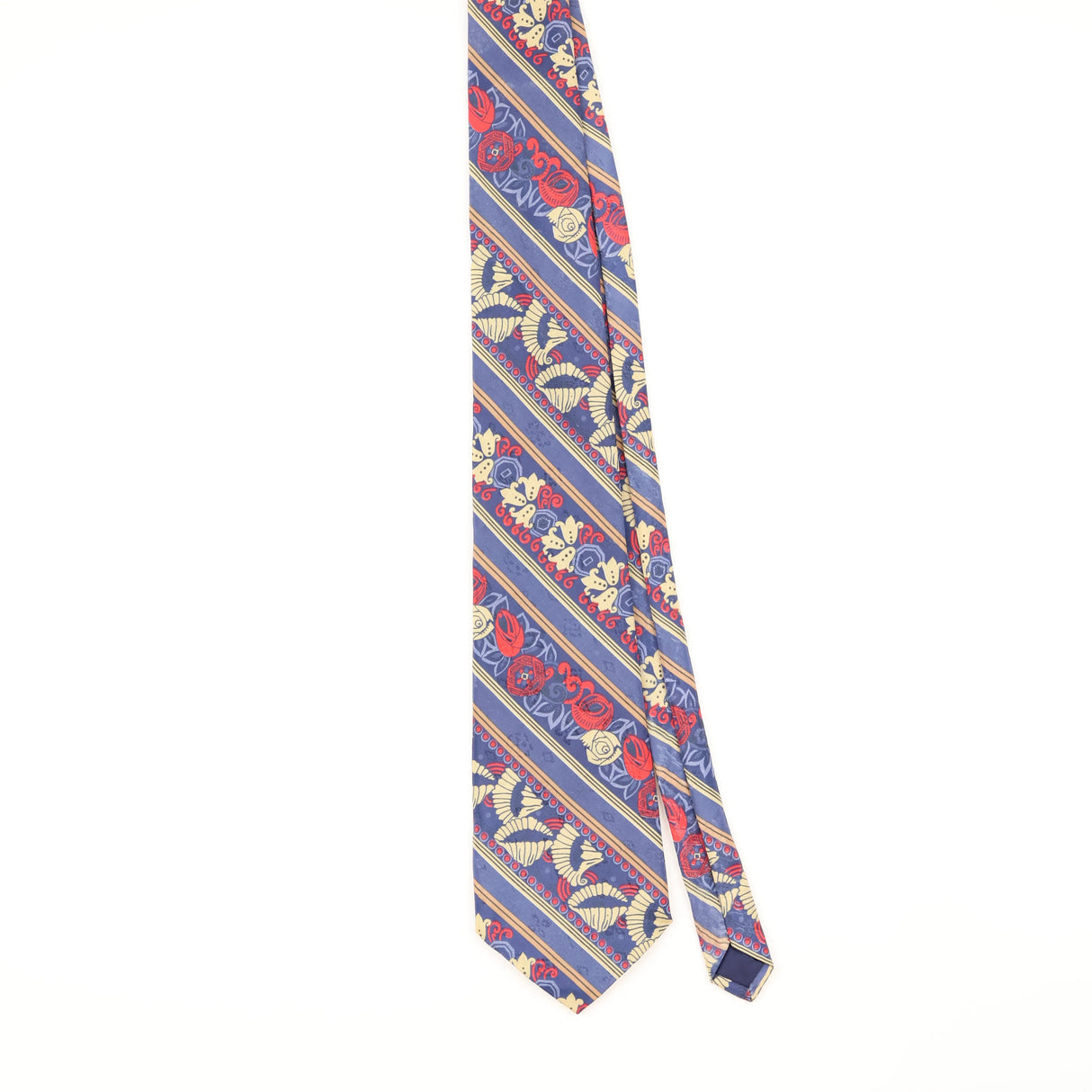 Front of Vintage 1990's Geometric Patterned Tie