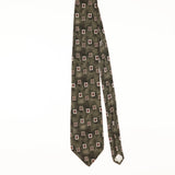 Front of Vintage 1990's Geometric Patterned Tie