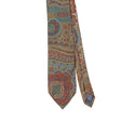 Front Front Detail of Vintage 1990's Paisley Patterned Tie