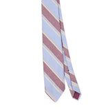 Front Front Detail of Vintage 1980's Striped Patterned Tie