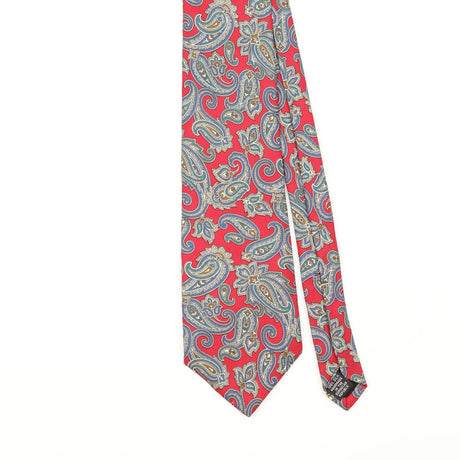 Front Detail of Vintage Van Heusen Paisley Patterned Tie