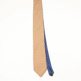 Front Front of Vintage 1990's Tommy Hilfiger Sailing Boats Geometric Patterned Tie