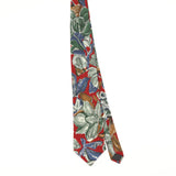 Front of Vintage 1980's Pierre Cardin Floral Patterned Tie