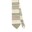 Front Front Detail of Vintage 1990's Pierre Cardin Geometric Patterned Tie