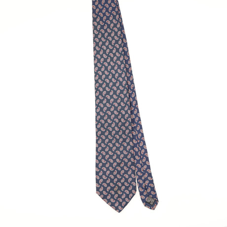 Front of Vintage 1990's Tie Rack Windsor Paisley Patterned Tie