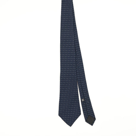 Front Front of Vintage 1990's Christian Dior Polka Dot Patterned Tie