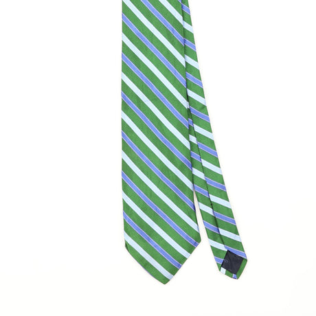 Front Front Detail of Vintage 1990's Brooks Brothers BNWT Striped Patterned Tie