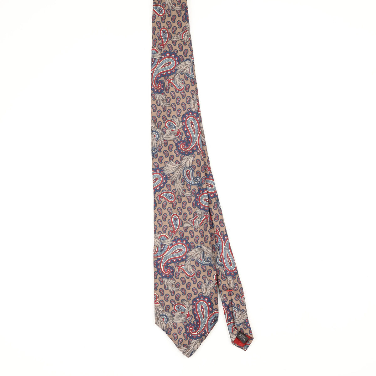 Front Front of Vintage 1990's Henry Grethel Paisley Patterned Tie
