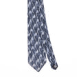 Front Front Detail of Vintage 1990's Geometric Patterned Tie