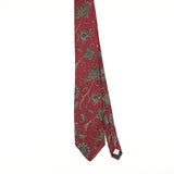 Front of Vintage 1990's Izod Paisley Patterned Tie
